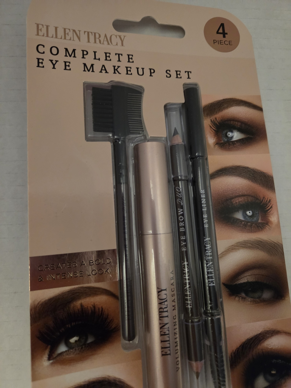 Ellen Tracy Complete Eye Makeup Set - Taupe/Black - Picture 2 of 7